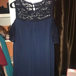 Navy blue lace dress!!